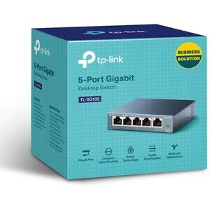 TP-Link 5- Port Ethernet Expansion Hub, Windows 10/11